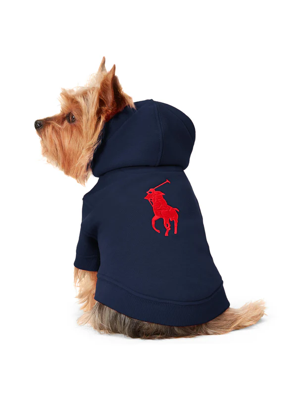 Polo Big-Pony Fleece Dog Hoodie