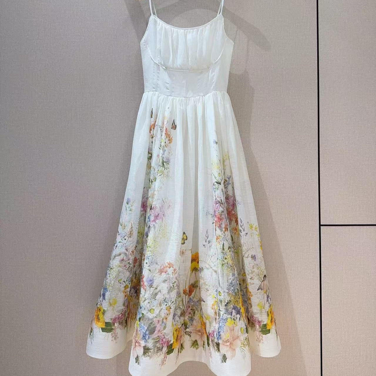 ZIMMERM* Waisted Midi Dress