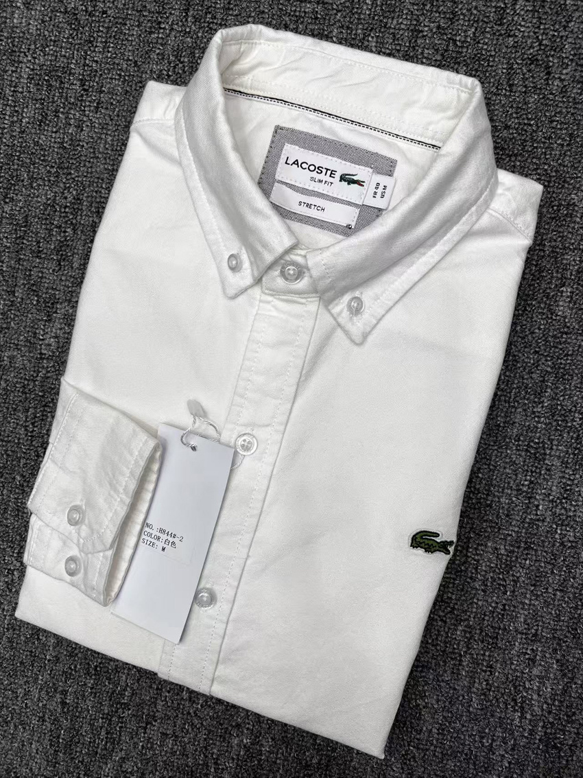 Crocodile Thick Oxford Long-Sleeve Shirt