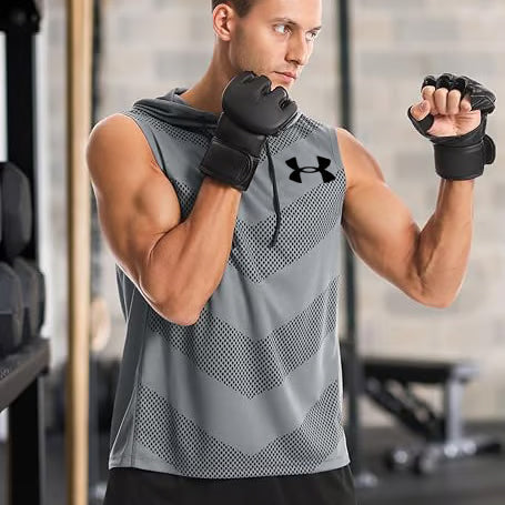 Sleeveless Hoodie Sweatshirt