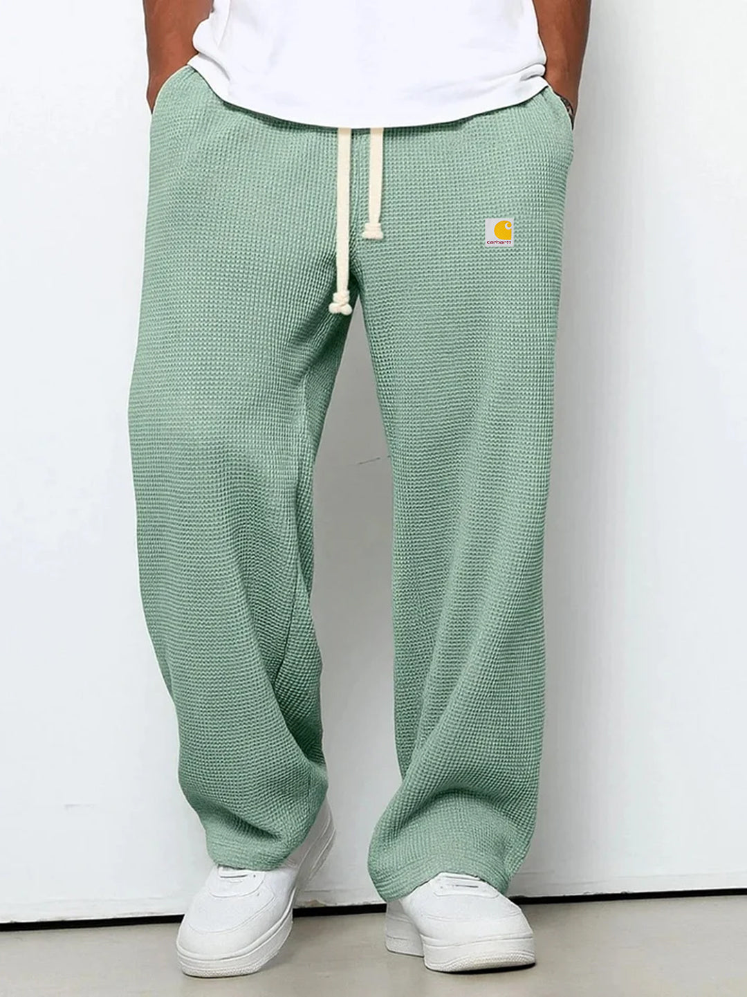 Men's Spring And Autumn Casual Sports Textured Trousers