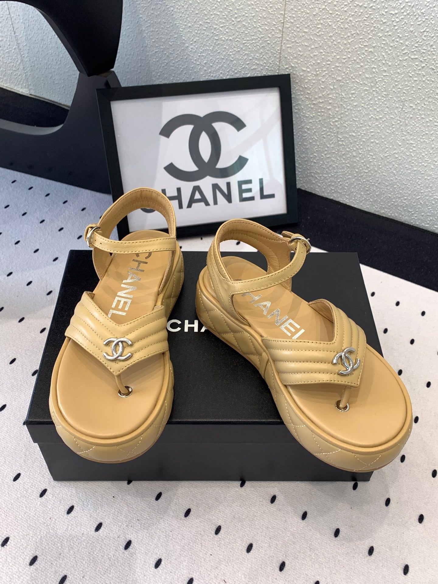 Early Spring Platform Sandals CHANE*｜VIP1:1