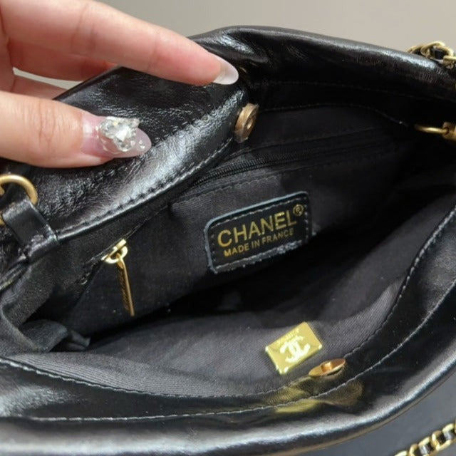 Black and white CH shopping bag