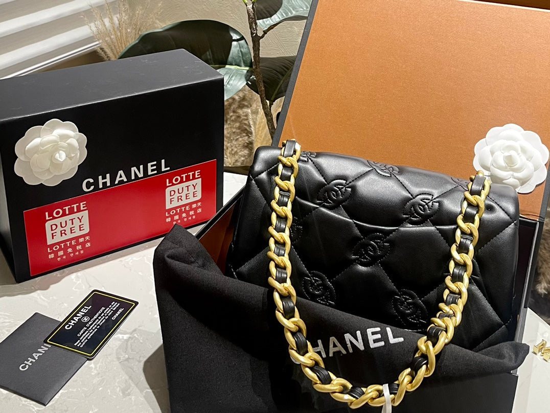 Camellia CH thick chain bag