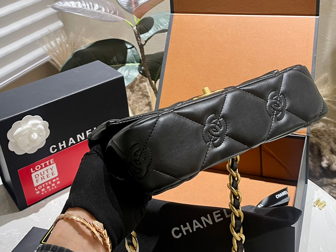 Camellia CH thick chain bag