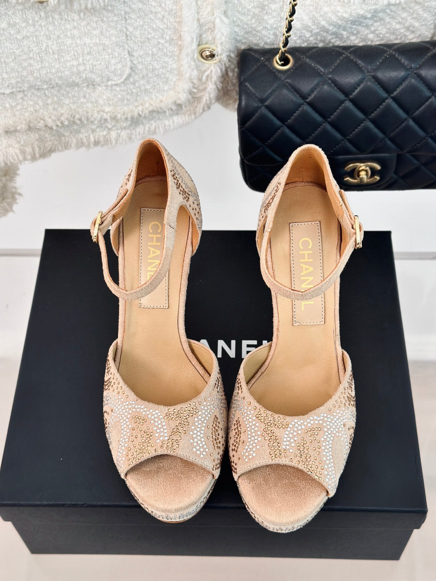 Xiaoxiang 24P new catwalk style waterproof platform high-heeled sandals VIP 1:1