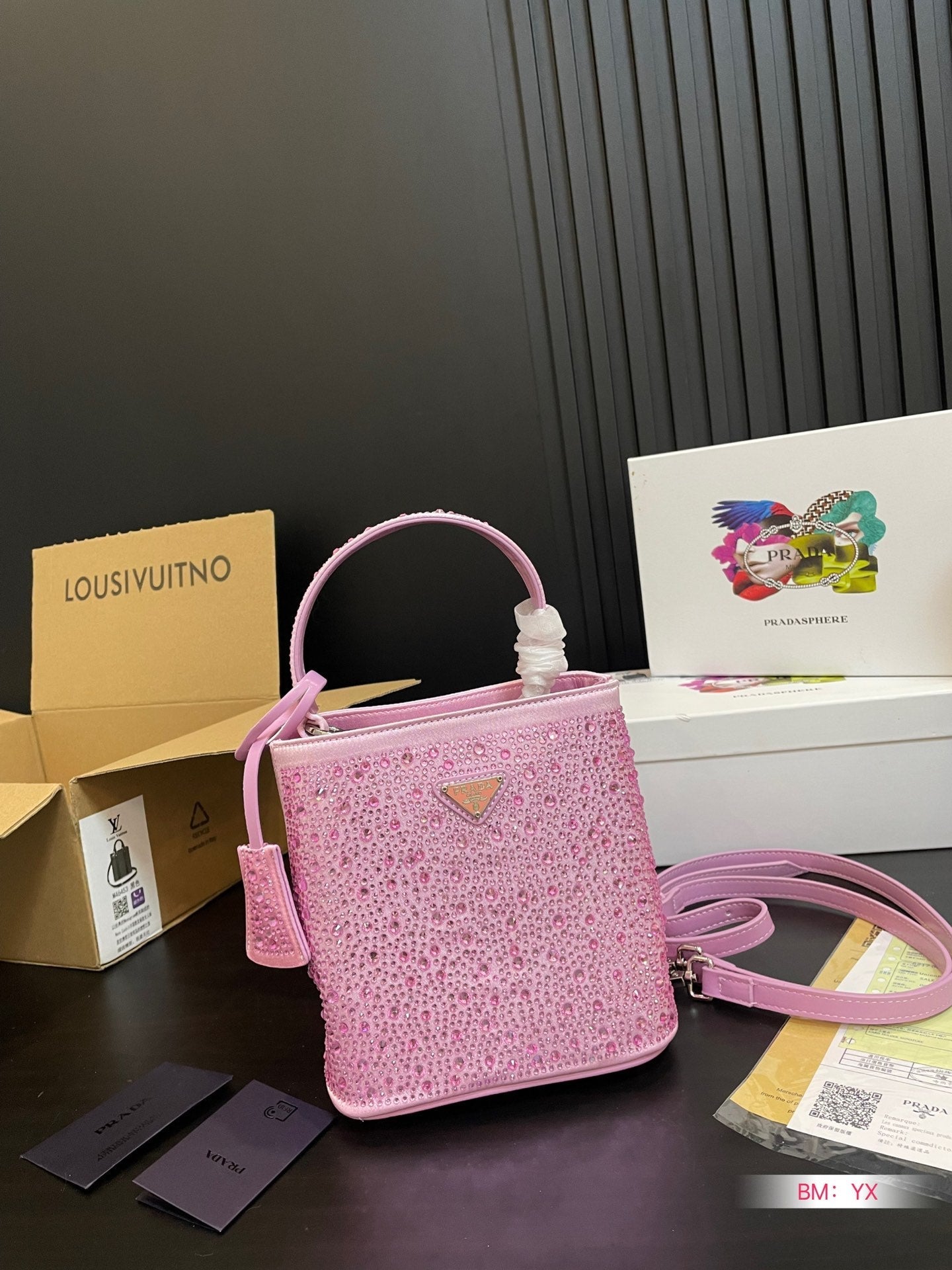 Full diamond pr crystal bag