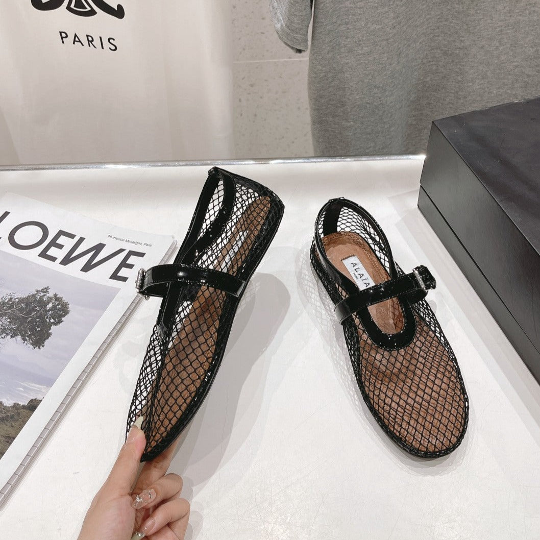 Alaia Alaia 24ss/ catwalk flat ballet shoes