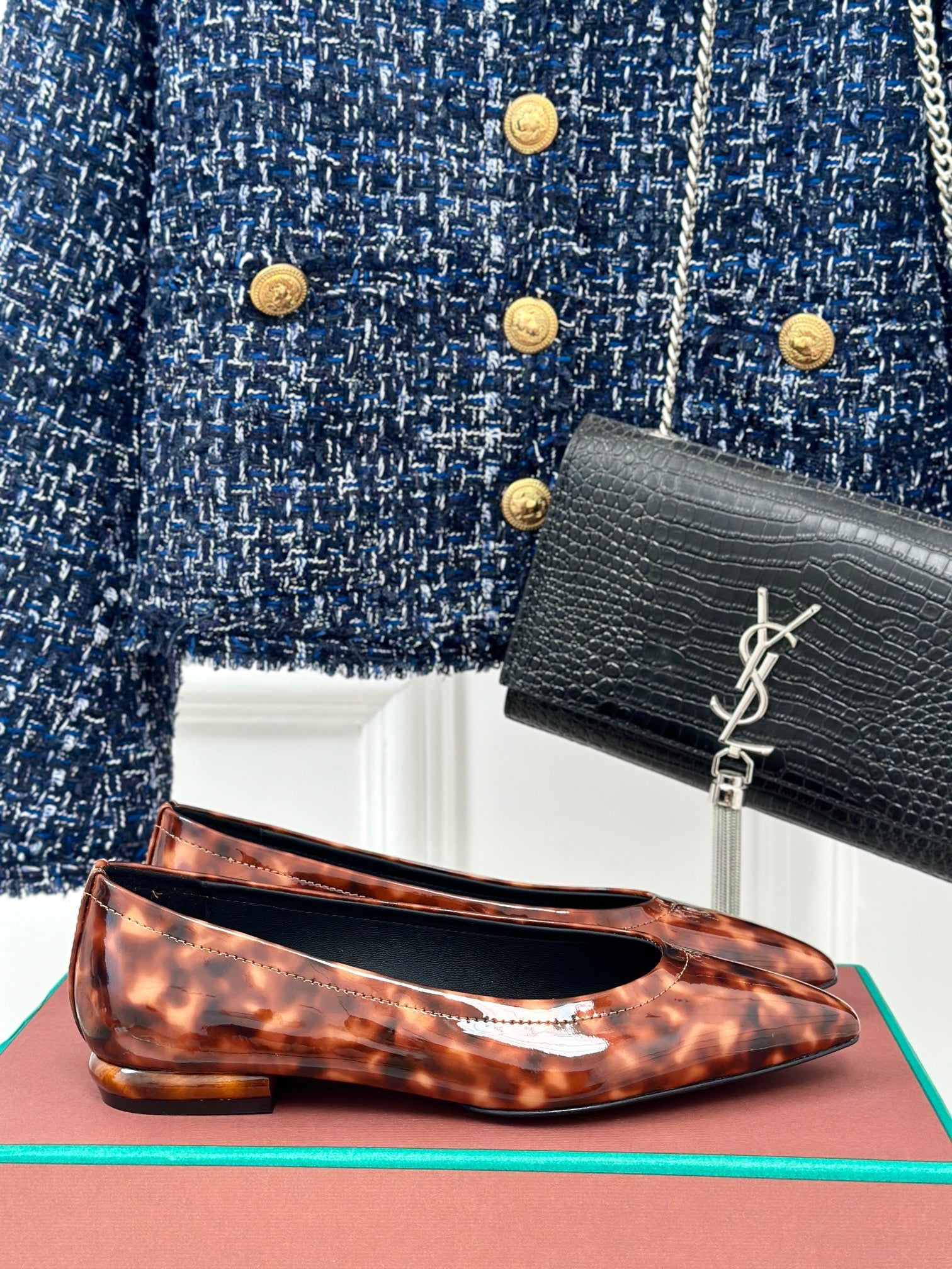 Loro Pia**/ LP 24𝐒Classic and beautiful retro witch flat shoes top quality 1:1 VIP