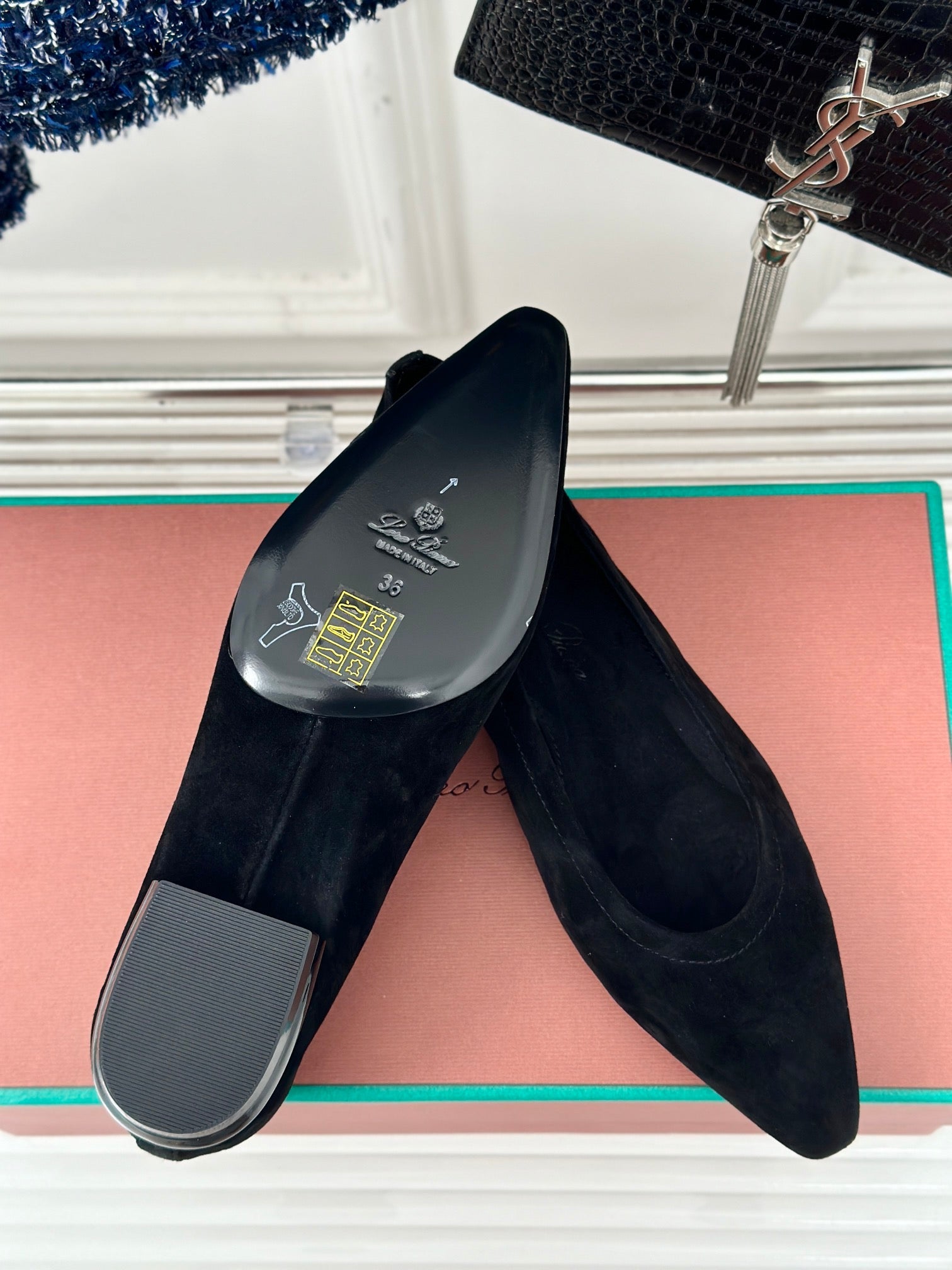 Loro Pia**/ Beautiful retro witch flat shoes top quality 1:1 VIP