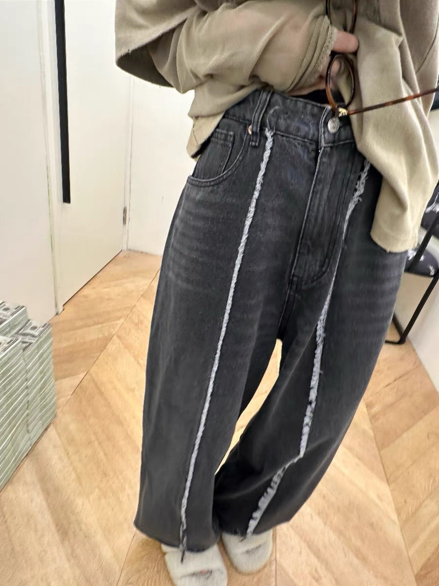 MM6 loose denim trousers