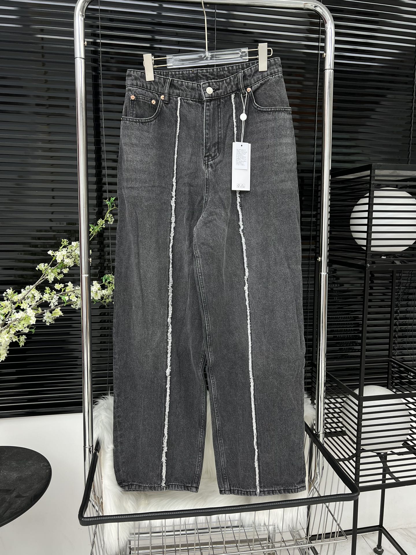 MM6 loose denim trousers