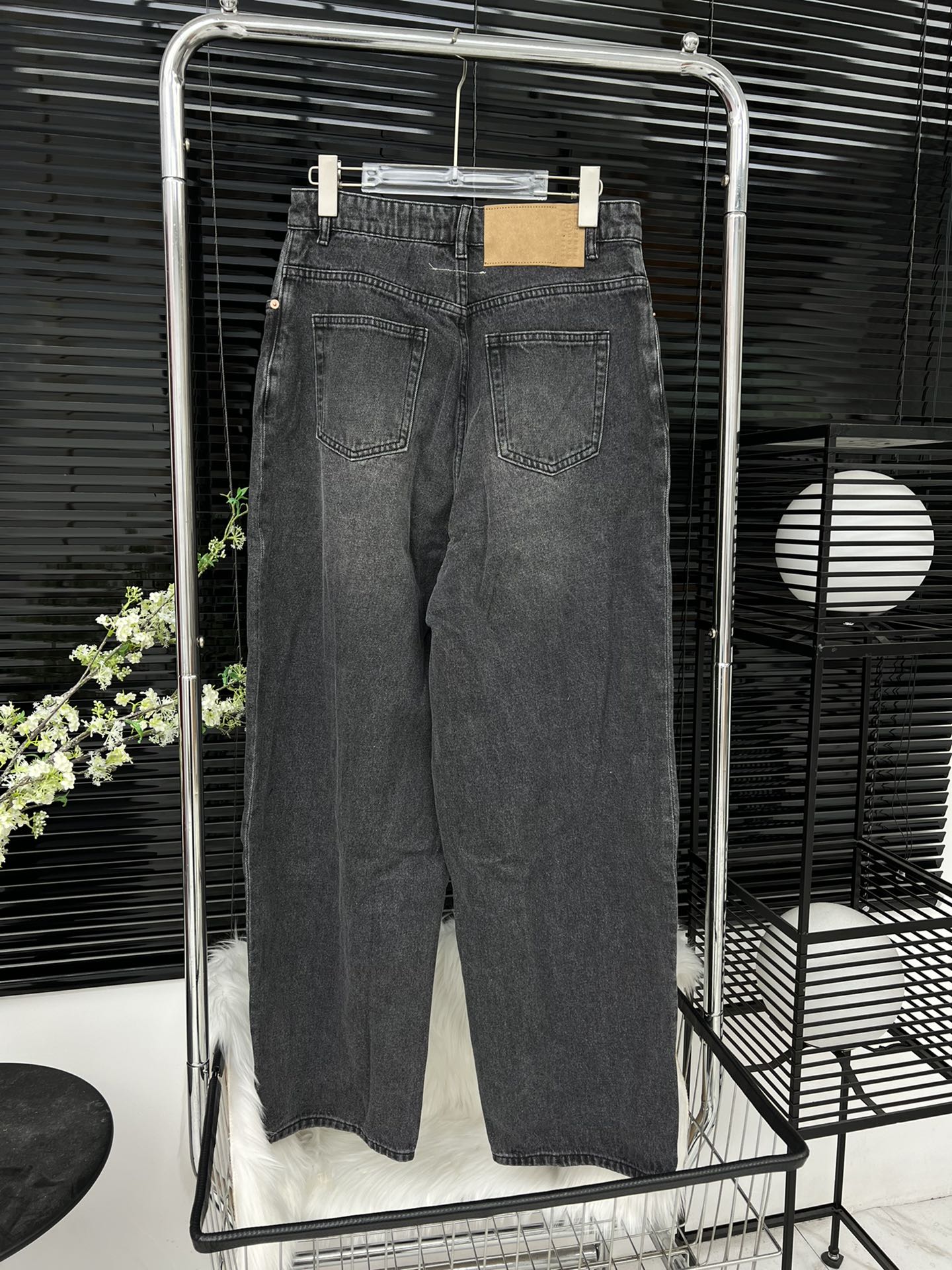 MM6 loose denim trousers