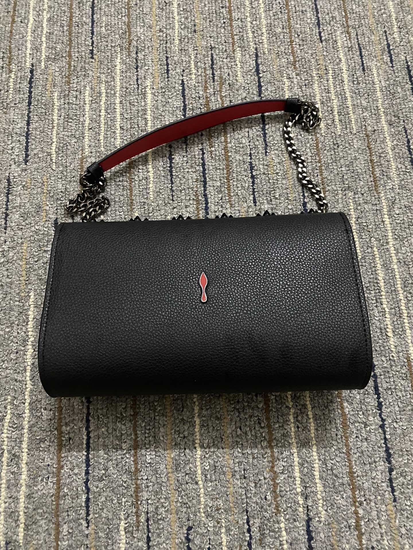 Christi** Loubout** New Shoulder Bag Black